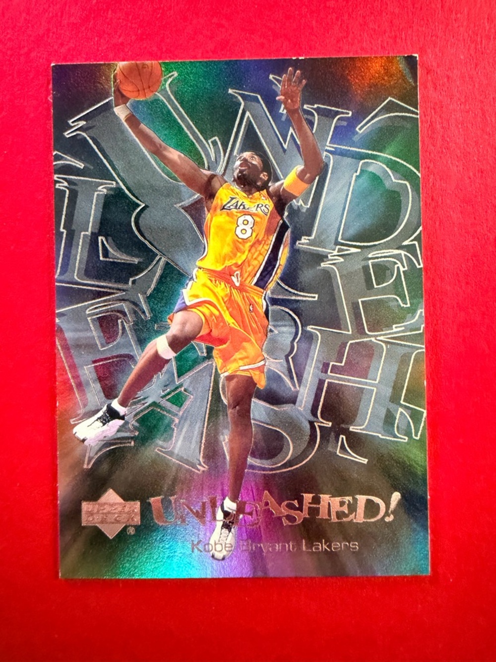 2000 Kobe Bryant Unleashed Game Jersey Edition Holo